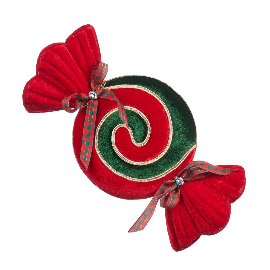 REBUÇADO SWIRL VERMELHO/VERDE 36CM