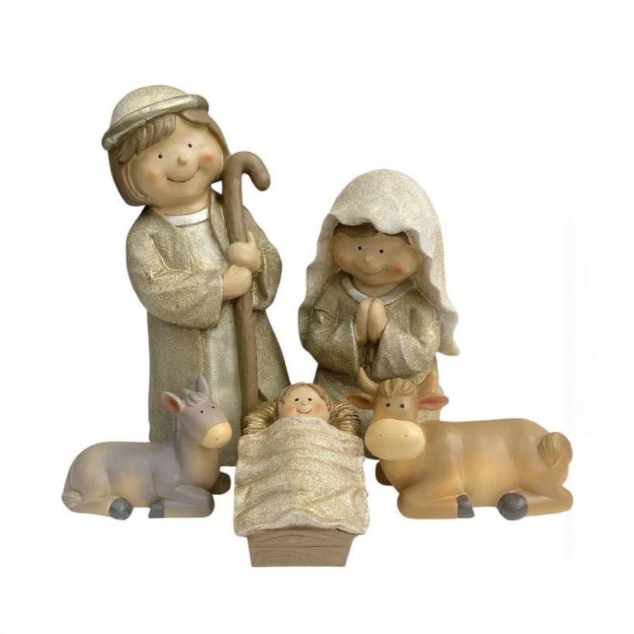 PRESEPIO DOURADO 40CM