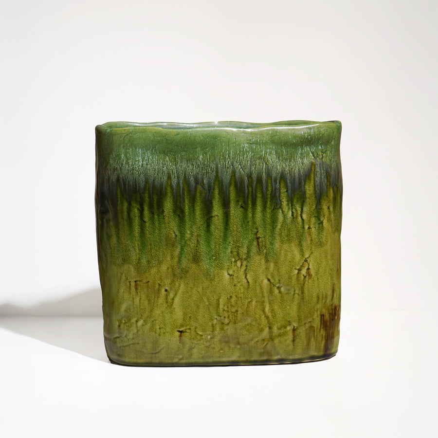 JARRA CERAMICA VERDE 32,5x15x31,50