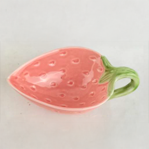 PRATO MORANGO ROSA 13x8x5CM