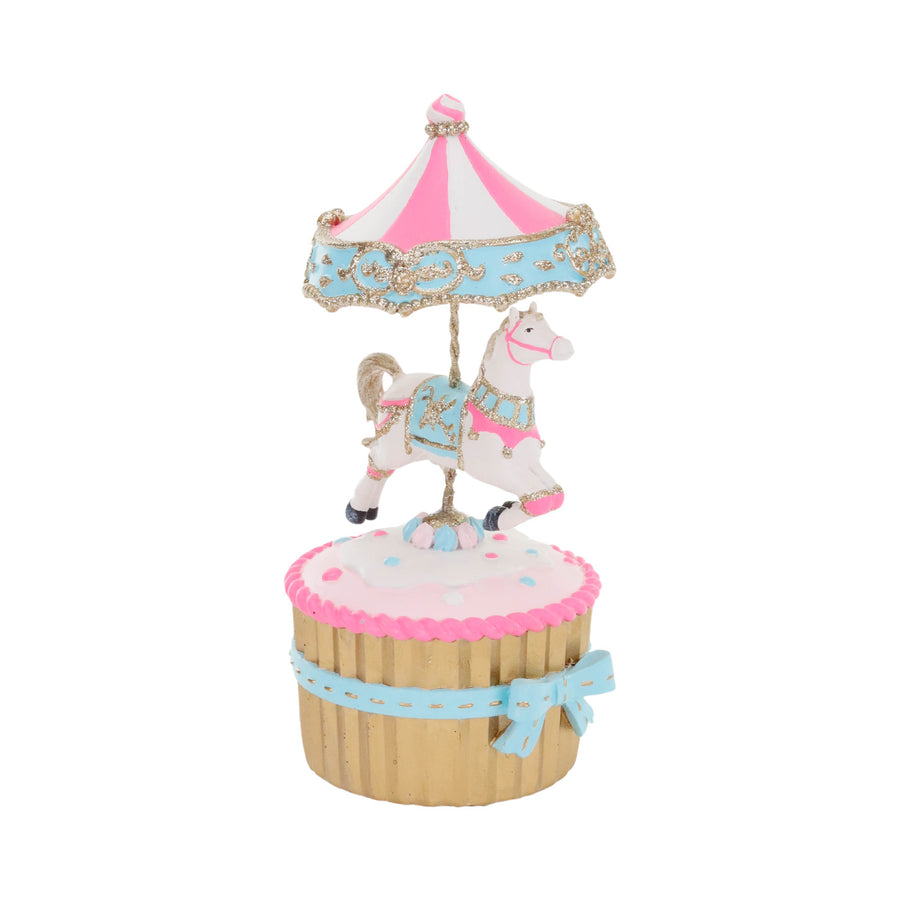 CARROSSEL ROSA/AZUL/BRANCO 24,5CM