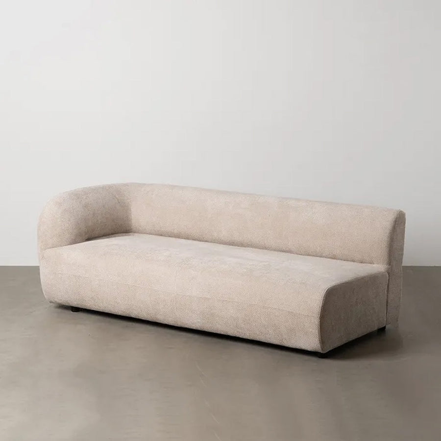 SOFA 2 MODULOS 199x92x65CM | 151x92x65CM + PUF 66x87x39CM  ROOM BEGE