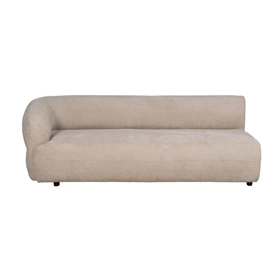 SOFA 2 MODULOS 199x92x65CM | 151x92x65CM + PUF 66x87x39CM  ROOM BEGE