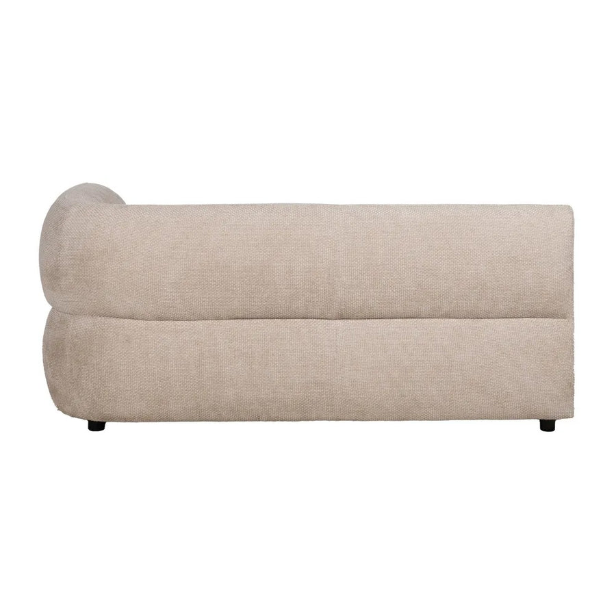 SOFA 2 MODULOS 199x92x65CM | 151x92x65CM + PUF 66x87x39CM  ROOM BEGE