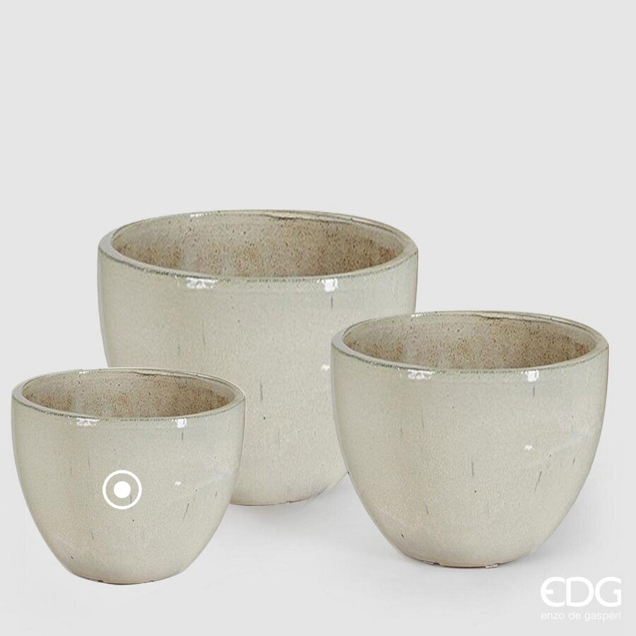 VASO GLAZE IVORY H23