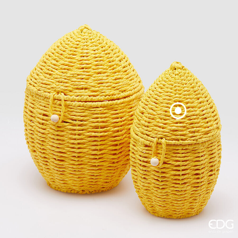CESTO OVO AMARELO 20.5CM