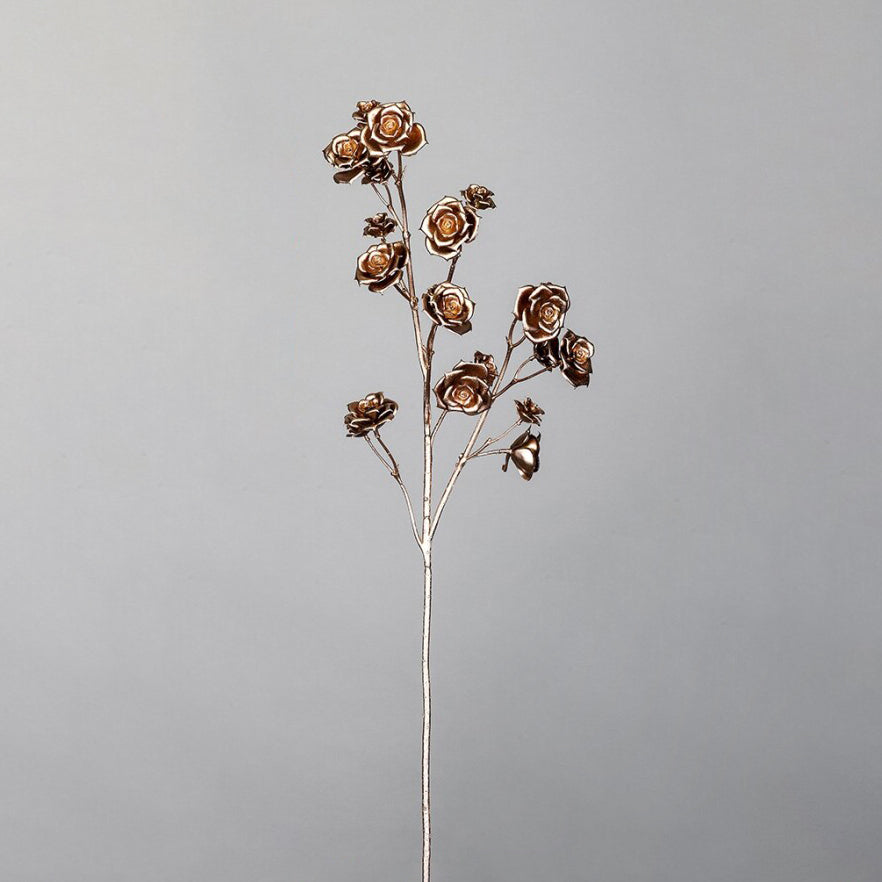 HASTE ROSAS COBRE 79CM