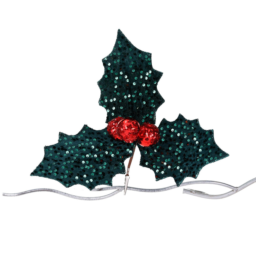 AZEVINHO C/CLIP VERDE/VERMELHO 31CM