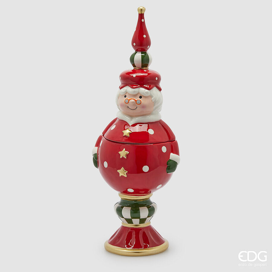 POTE MAE NATAL VERMELHO/BRANCO H.47 D.16