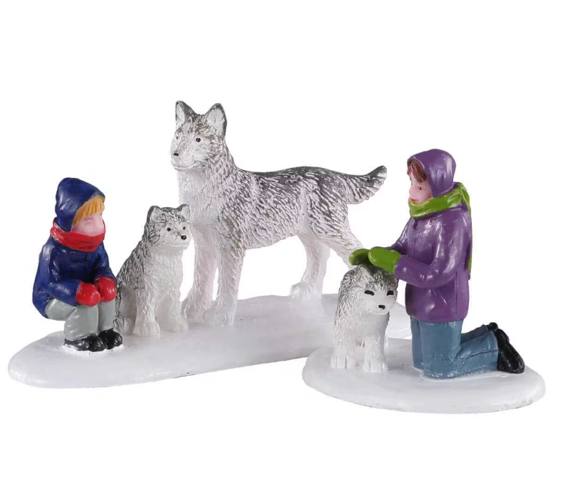 MENINOS C/CAES SET 2     4,6CM