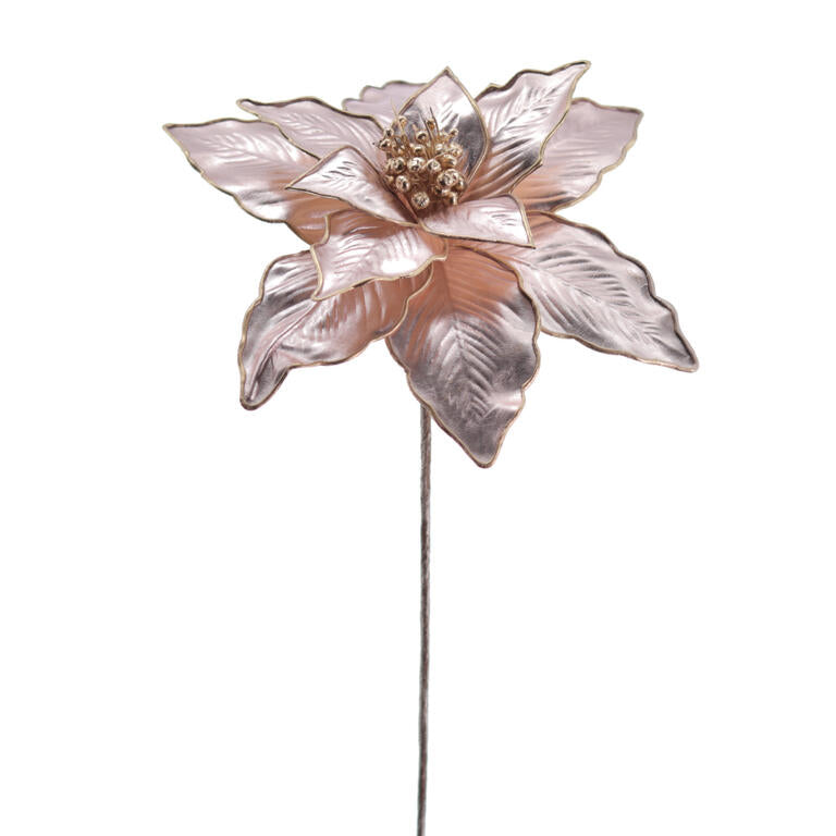 POINSETTIA ROSE GOLD METALIZADO