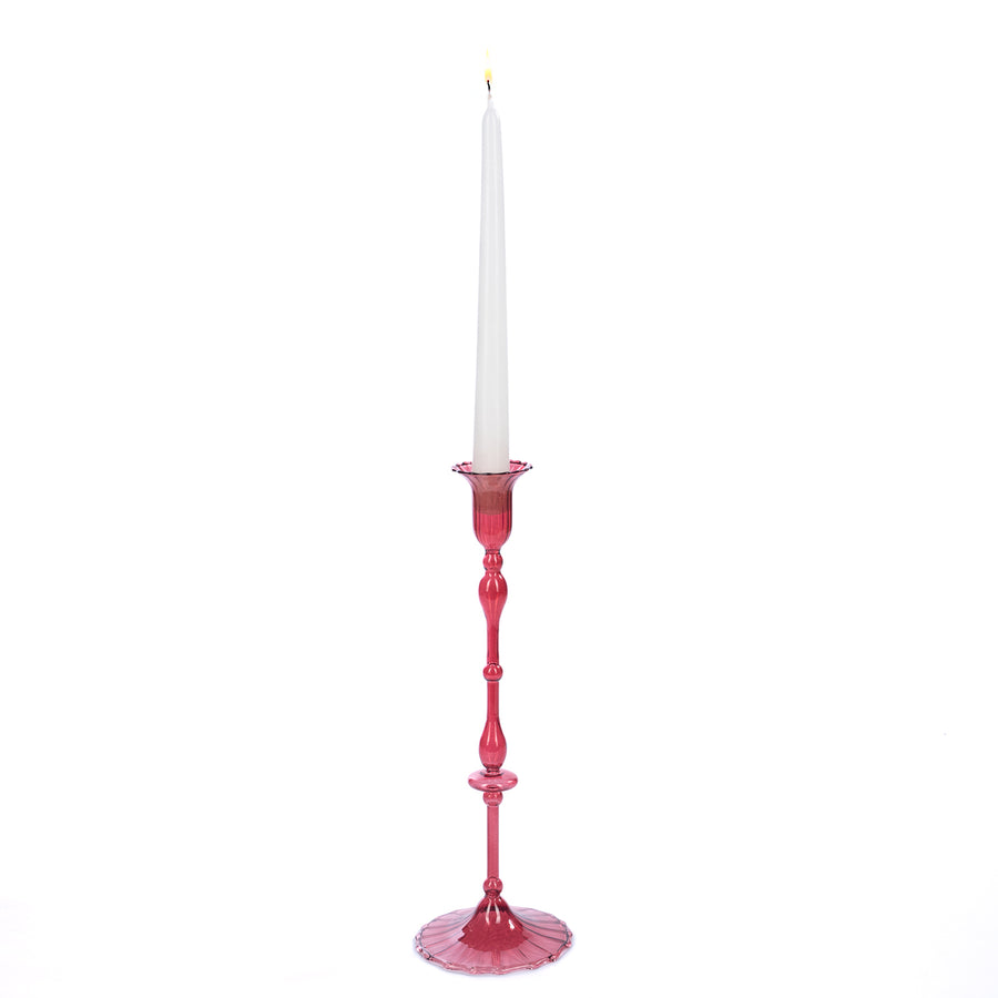 SUPORTE VELA VERMELHO 31,5CM