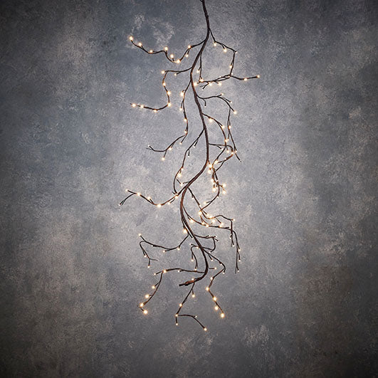 SERIE LUZES CASTANHO BRANCO CLASSIC 288LED 300CM