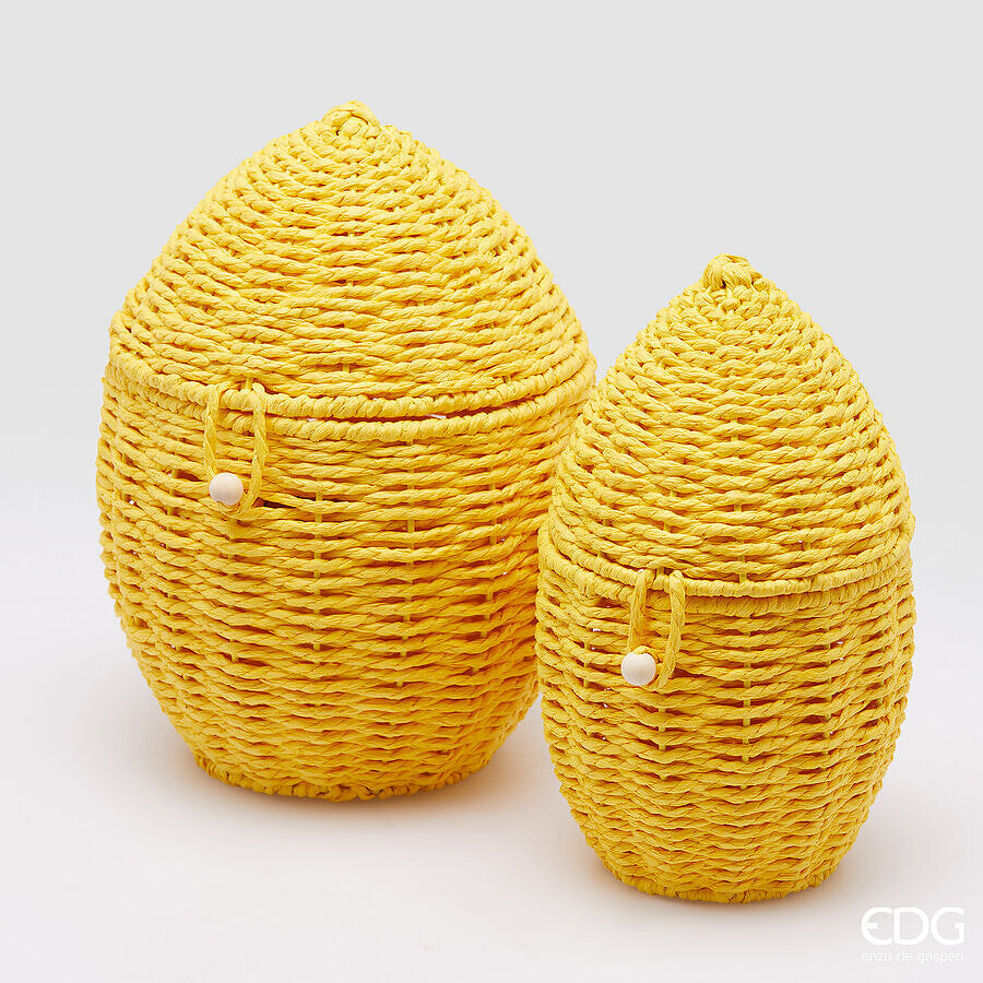 CESTO OVO AMARELO 30CM