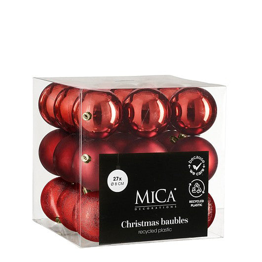 BOLA UNBREAK VERMELHA  8CM