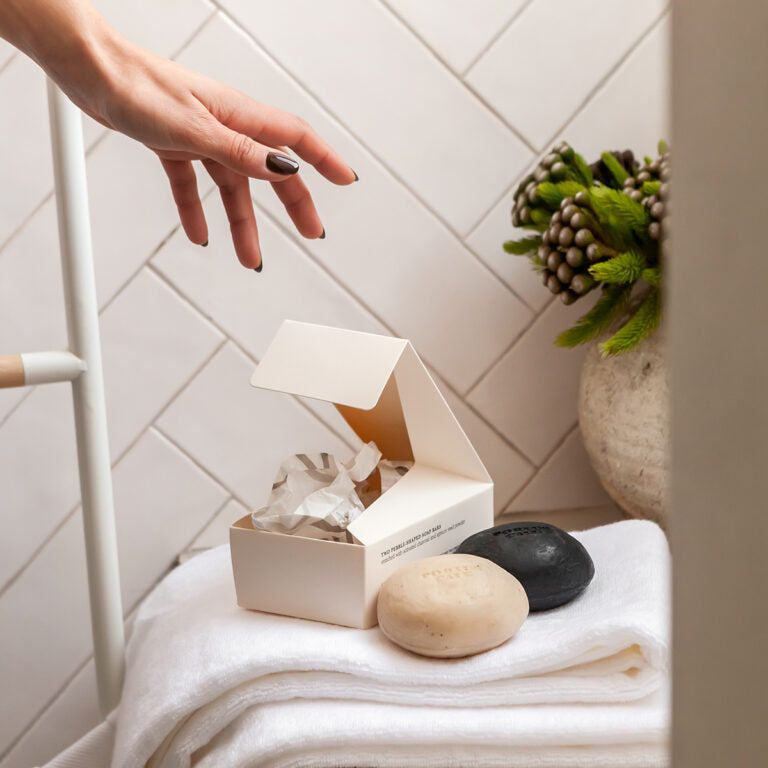 SOAP SET 2X HAJJAR BLANC