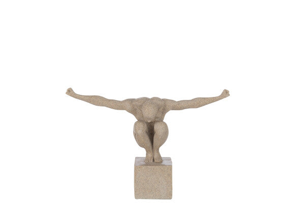 ESCULTURA HOMEM 32x11.5x23