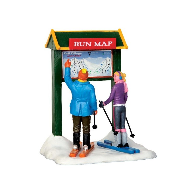 SINALETICA DA ESTANCIA DE SKY C/ESQUIADORES 9,8 x 7,7 x 11