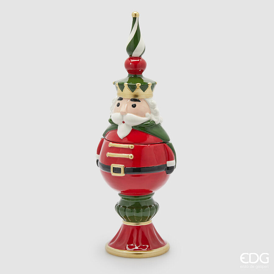 POTE QUEBRA-NOZES VERMELHO/VERDE H.46 D.16