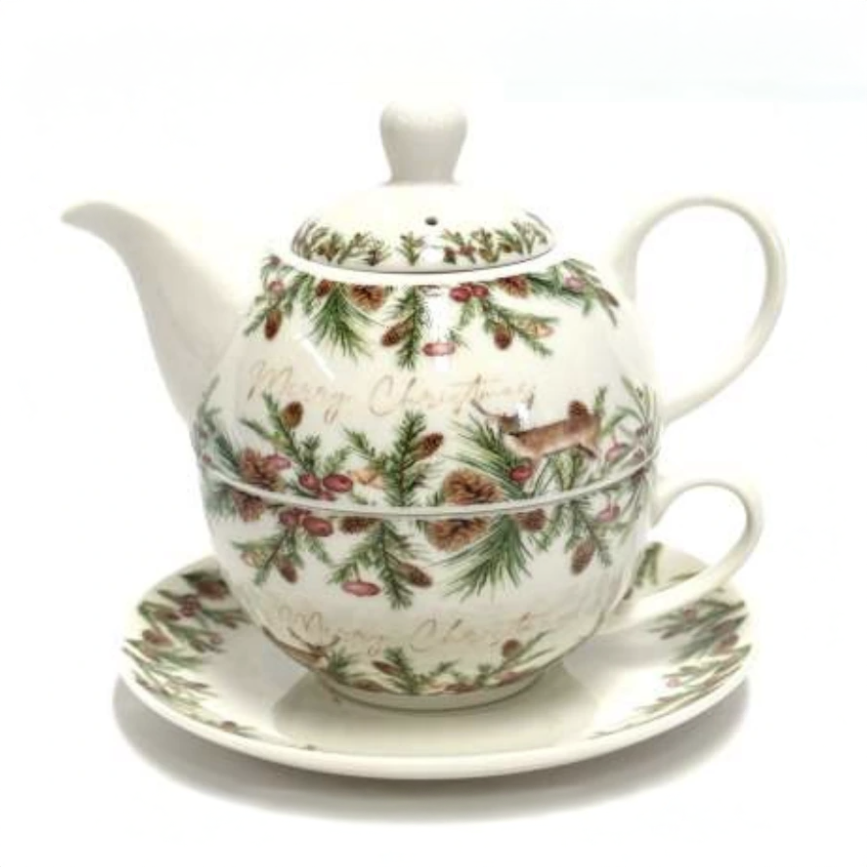 SET BULE E CHAVENA PINHA NATAL