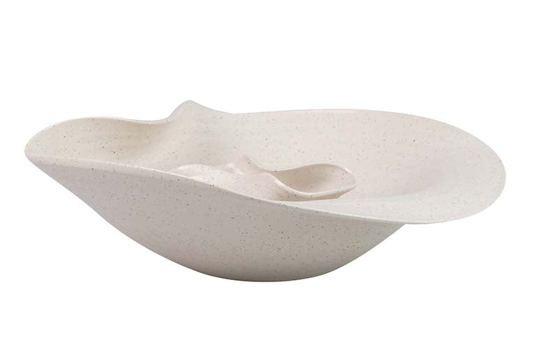 CENTRO DE MESA BRANCO IZMIR 39x35x14CM