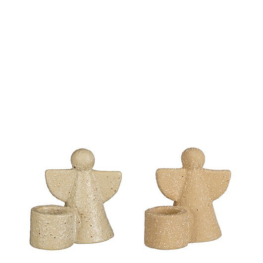 SUPORTE VELA ANJO TAUPE SORT 7x5x7,5