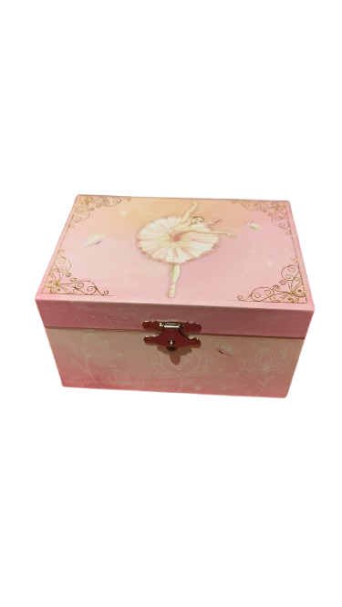 PORTA JOIAS CX MUS RETANGULAR  15x11x8CM