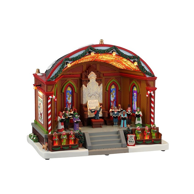 CORO NATAL NA IGREJA  18.2 x 28 x 24.5