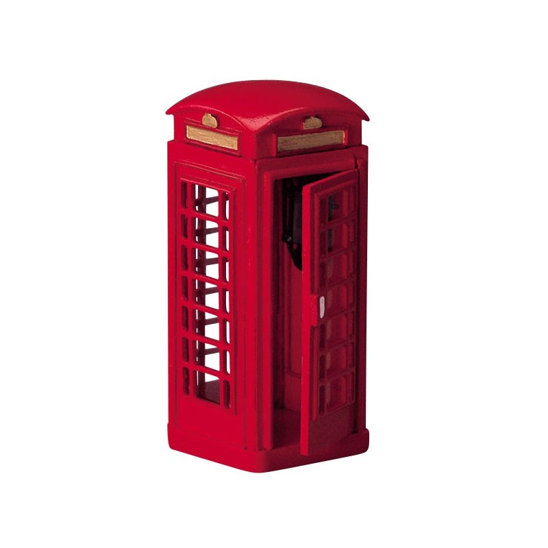 CABINE TELEFONICA VERMELHA  3,1 x 3,2 x 7,7