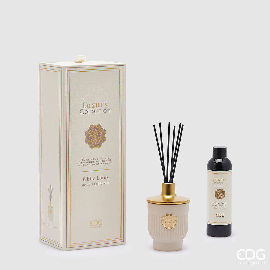 DIFUSOR LUXURY WHITE LOTUS 500ML H.16 D.10CM