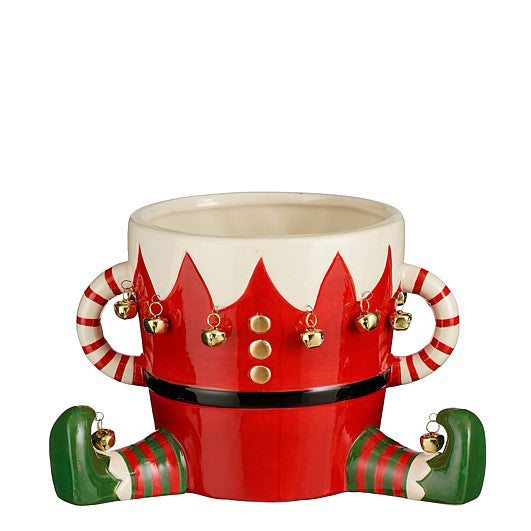VASO ELFO VERMELHO 29x18x17