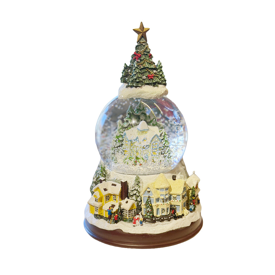 GLOBO ARVORE C/PRESEPIO 14x14x23