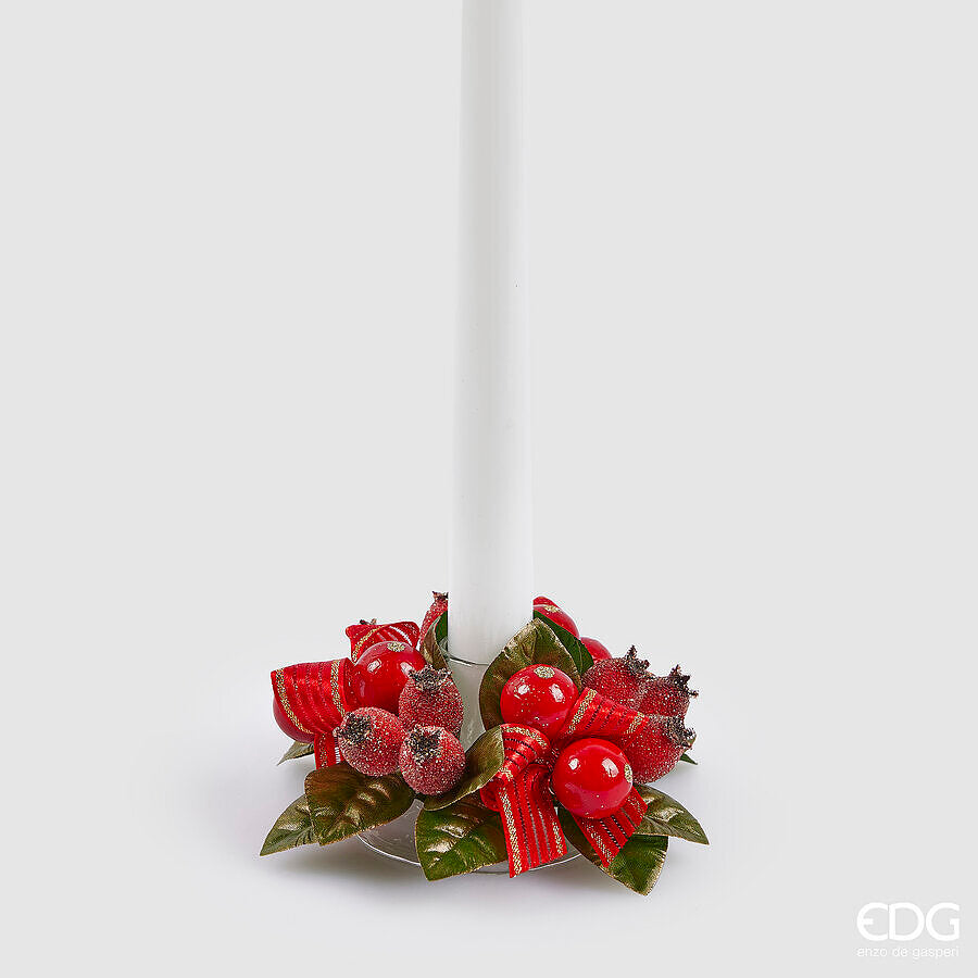 MINI COROA C/BAGAS E LAÇO D.10