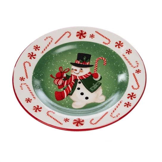 PRATO XMAS CANDY SORT VERMELHO/VERDE 50,5CM