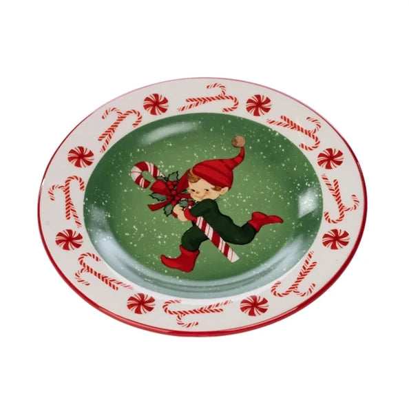 PRATO XMAS CANDY SORT VERMELHO/VERDE 50,5CM