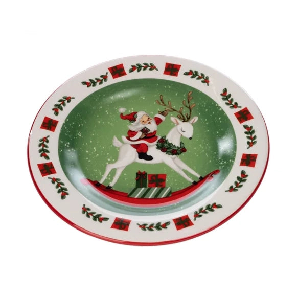 PRATO XMAS CANDY SORT VERMELHO/VERDE 50,5CM