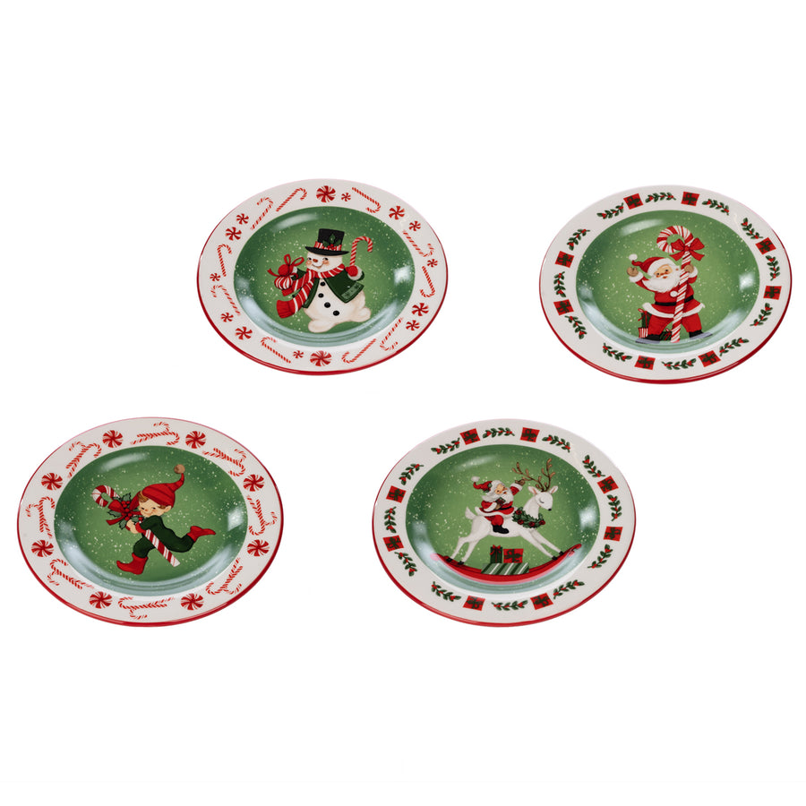 PRATO XMAS CANDY SORT VERMELHO/VERDE 50,5CM