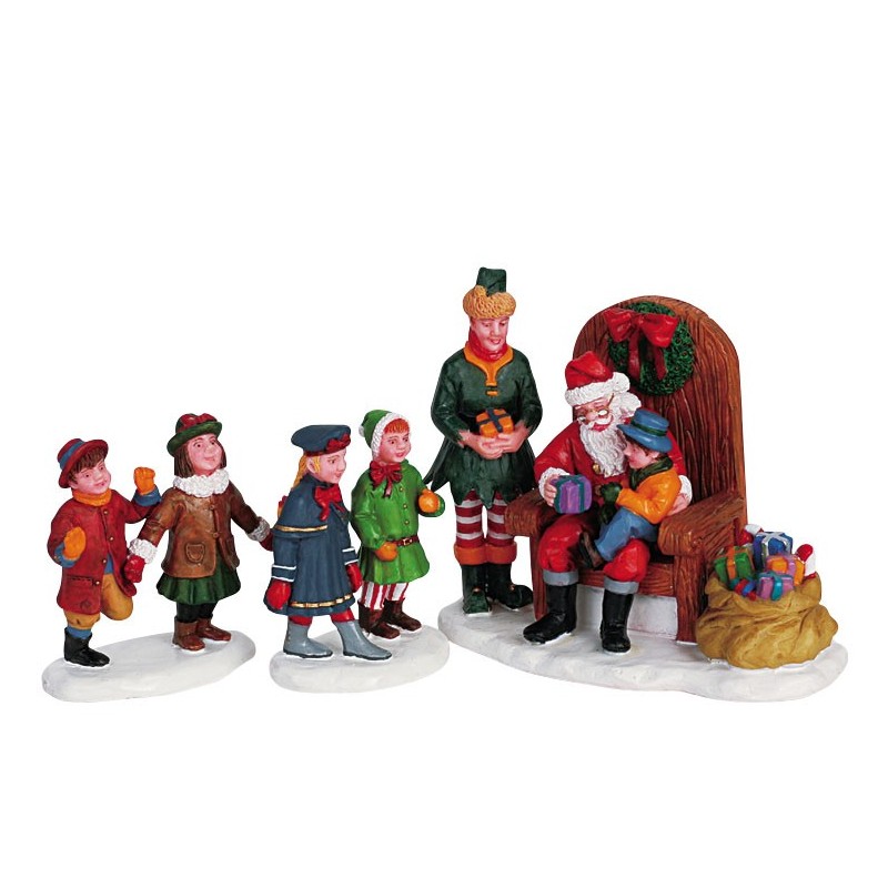 VISITA AO PAI NATAL SET 3      17,5 x 4,5 x 7,2