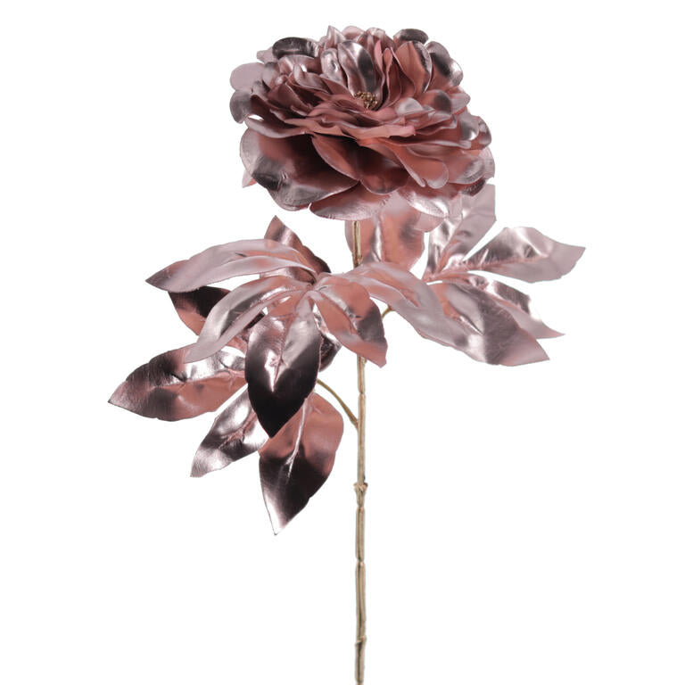 PEONIA ROSA METALIZADO