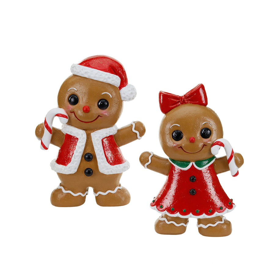 BONECA GENGIBRE CASTANHO/VERMELHO 49,5CM