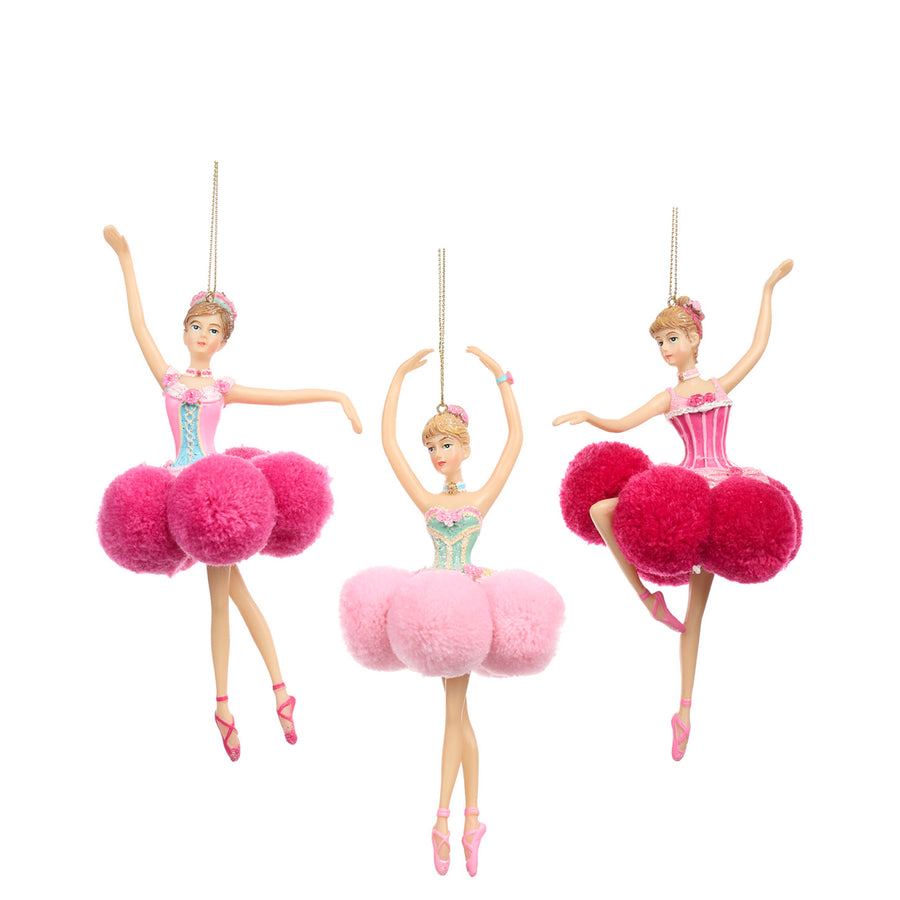BAILARINA  ROSA/CHAMPANHE SORT 18CM
