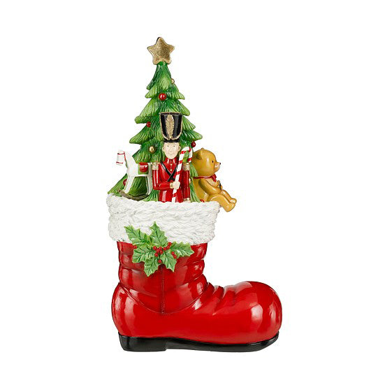 BOTA PAI NATAL C/ARVORE 55,5x35,5x90,5