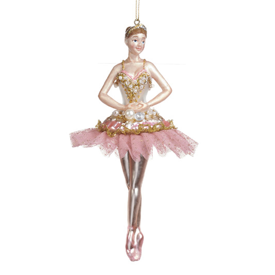 BAILARINA C/TULE ROSA 19CM