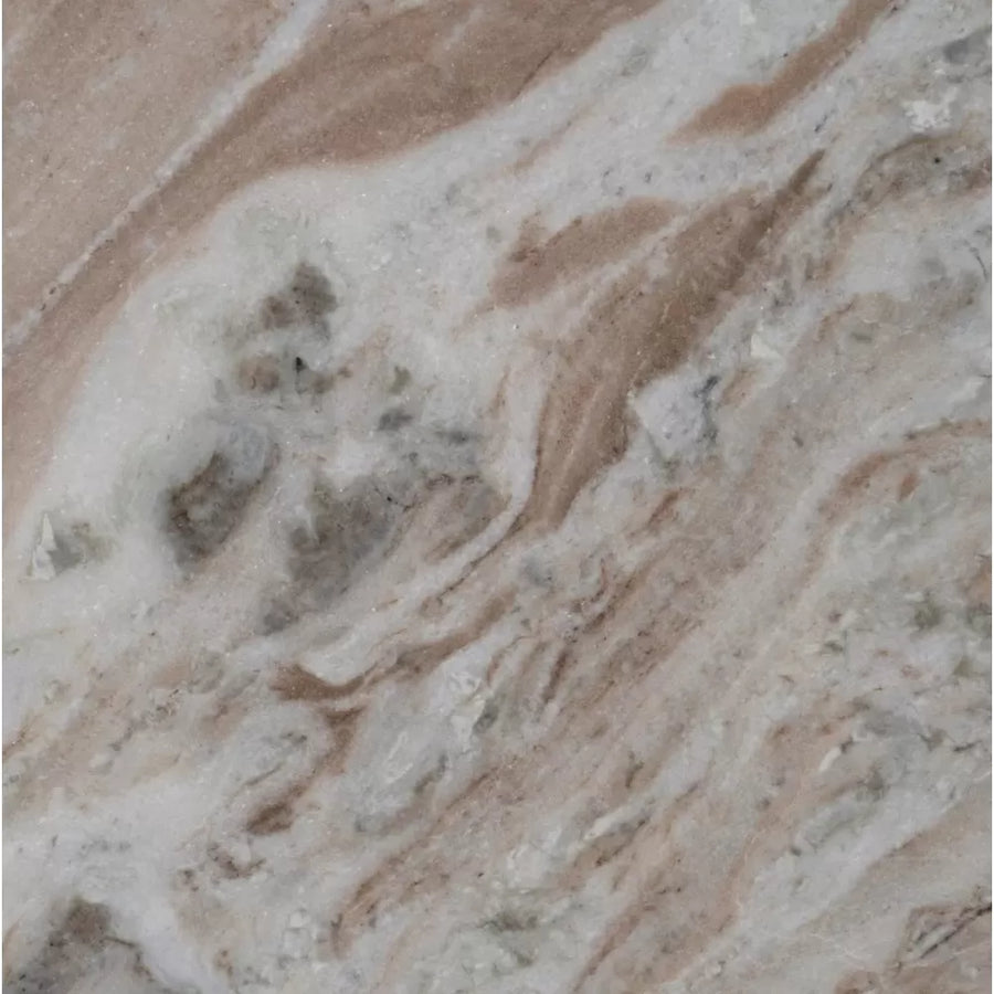 MESA APOIO MADEIRA MARMORE 80X80X36CM
