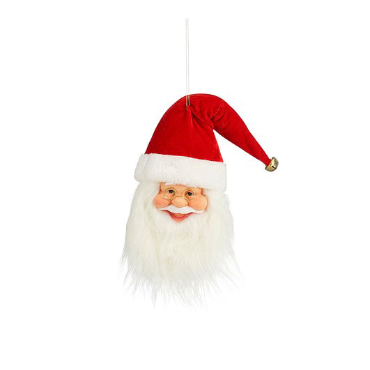 CABEÇA PAI NATAL CHAPEU VERMELHO 15x8x45