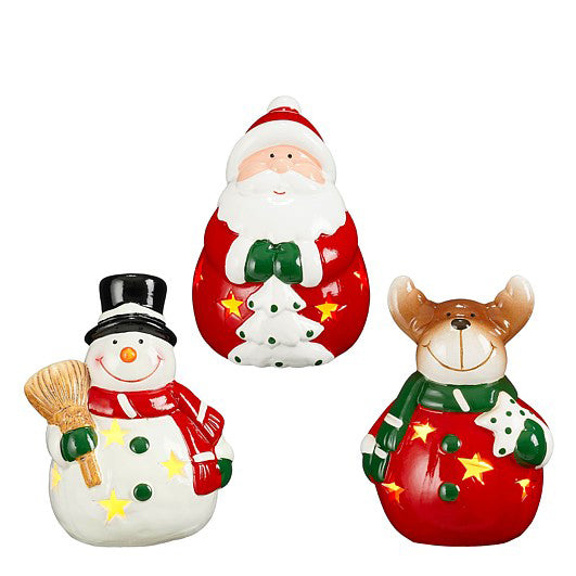 BONECO DE NEVE LED 8x8x12,5