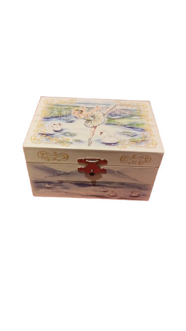 PORTA JOIAS CX MUS RETANGULAR 15x11x8