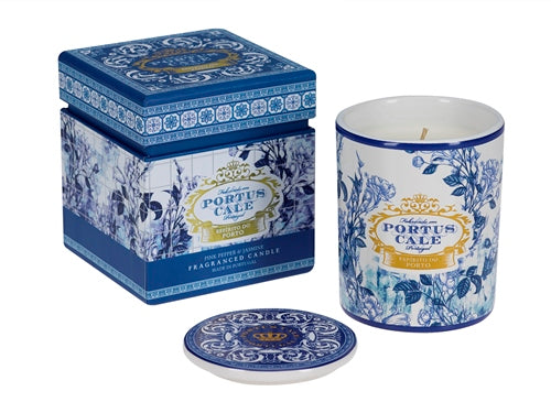 Portus Cale Gold&Blue Candle